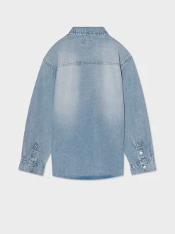 Piazza Italia Camicia regular fit in denim con tasconi - Denim Blu Hot