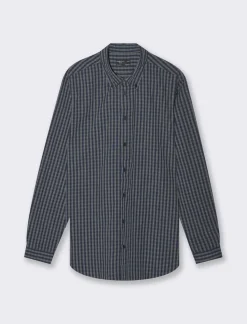 Piazza Italia Camicia regular fit in misto cotone easy iron - Grigio Store