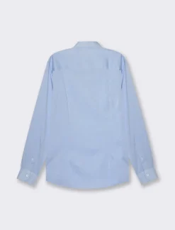 Piazza Italia Camicia regular fit in tessuto oxford misto cotone - Celeste Azzurro Sale