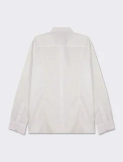 Piazza Italia Camicia regular fit in tessuto di misto cotone easy iron con collo francese e maniche lunghe - Bianco Shop