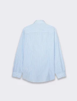 Piazza Italia Camicia regular fit in tessuto di misto cotone easy iron con collo francese e maniche lunghe - Azzurro Cheap
