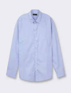 Piazza Italia Camicia regular fit realizzata in tessuto di misto cotone easy iron - Azzurro Fashion