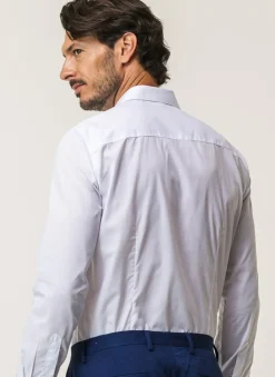 Piazza Italia Camicia slim fit realizzata in tessuto di misto cotone easy iron - Bianco Best Sale
