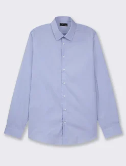 Piazza Italia Camicia slim fit realizzata in tessuto di misto cotone easy iron - Azzurro Best