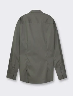 Piazza Italia Camicia slim fit realizzata in tessuto di misto cotone easy iron - Verde Shop