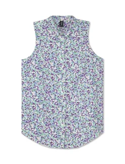 Piazza Italia Camicia smanicata vestibilità regular con bottoni effetto madreperla - var 2 New