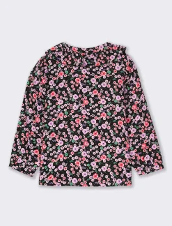 Piazza Italia Camicia stampata con bottoncini e maniche a sbuffo, disponibile in 2 varianti colore - Fantasia Multicolore Fashion