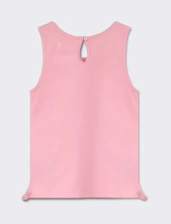 Piazza Italia Canotta con stampa frontale - Rosa Outlet