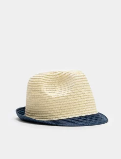 Piazza Italia Cappello bambino bicolor - Blu Discount