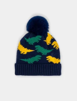 Piazza Italia Cappello bambino dinosauri cuffia - Blu Hot