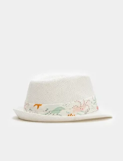 Piazza Italia Cappello bambino falda rigida - Bianco Flash Sale