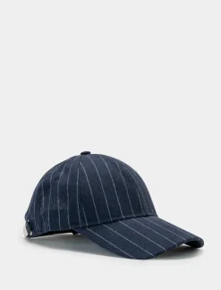 Piazza Italia Cappello baseball a righe da uomo - navy Blu Fashion