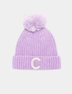 Piazza Italia Cappello con pon pon e lettera in perle - var 2 Sale