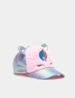 Piazza Italia Cappello da bambina gattina e unicorno - Lilla Viola Sale