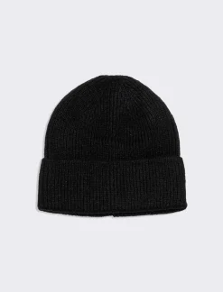 Piazza Italia Cappello da bambino modello cuffia con risvolto - Nero Online