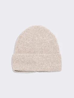 Piazza Italia Cappello da bambino modello cuffia con risvolto - Beige Hot