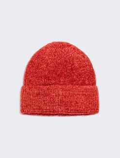 Piazza Italia Cappello da bambino modello cuffia con risvolto - Arancio Arancione Online