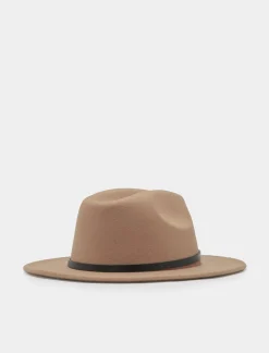 Piazza Italia Cappello da donna a falda larga - Beige Sale