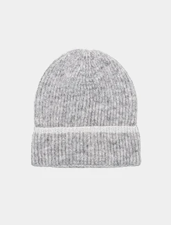 Piazza Italia Cappello da donna con riga lurex - Grigio Online