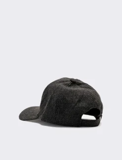 Piazza Italia Cappello da uomo baseball micro piè de poul - Nero Best