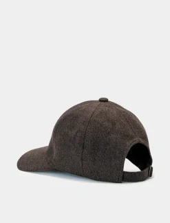 Piazza Italia Cappello modello baseball basic da uomo - Marrone Shop
