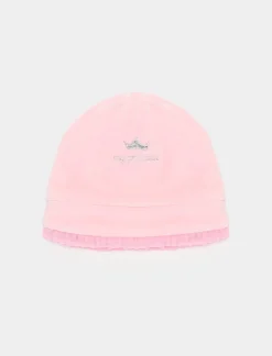 Piazza Italia Cappello modello cuffia con volant - Rosa Hot