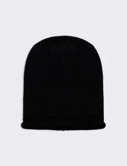 Piazza Italia Cappello modello cuffia da uomo taglio vivo - Nero Best Sale