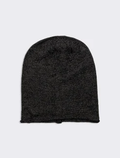 Piazza Italia Cappello modello cuffia da uomo taglio vivo - scuro Grigio Cheap