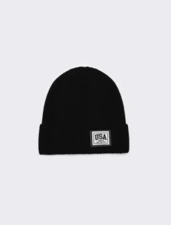 Piazza Italia Cappello modello cuffia da uomo a costine con risvolto - Nero 0 Online