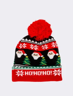 Piazza Italia Cappello natalizio da bambino con pon pon - Verde Sale