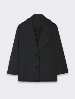 Piazza Italia Cappottino corto con manica a campana - Nero Best