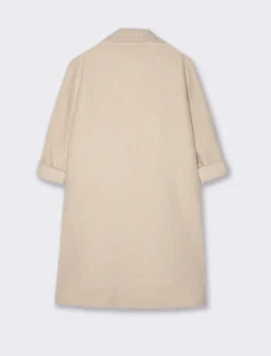 Piazza Italia Cappotto aperto in tessuto bouclè - Avorio Beige Hot