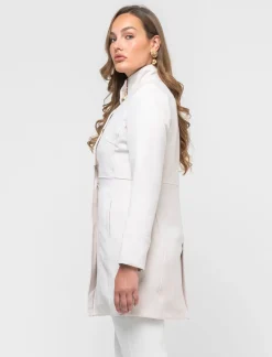 Piazza Italia Cappotto basico lunghezza regular e vestibilità silm - gesso Bianco Cheap