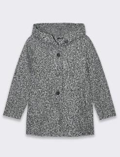 Piazza Italia Cappotto con bottoni in tessuto boucle - sale/pepe Bianco Shop