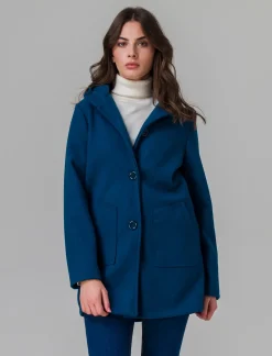 Piazza Italia Cappotto con cappuccio e tasche a taglio - Ottanio Best