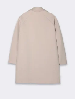 Piazza Italia CAPPOTTO CON SPILLA - Bianco gesso Shop