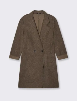 Piazza Italia CAPPOTTO IN TESSUTO BOUCLE' - coccio Clearance