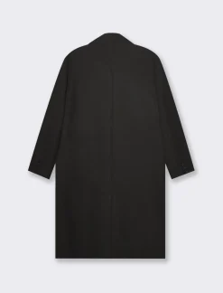 Piazza Italia Cappotto linea squadrata vestibilità over con abbottonatura doppio petto - Nero Online