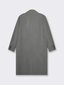 Piazza Italia Cappotto linea squadrata vestibilità over con abbottonatura doppio petto - melange Grigio Cheap