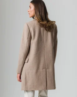 Piazza Italia Cappotto monopetto 2 bottoni collo revers spacchetti sui polsi - Cammello Beige Shop