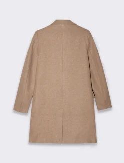 Piazza Italia Cappotto monopetto 2 bottoni collo revers spacchetti sui polsi - Cammello Beige Shop
