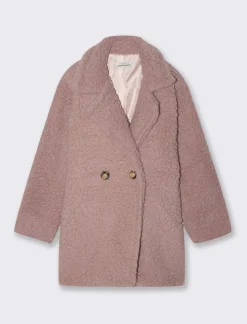Piazza Italia Cappotto teddy da bambina. - Rosa Store