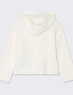 Piazza Italia Cardigan con zip cappuccio e tasche frontali - Beige Clearance