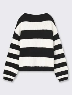 Piazza Italia Cardigan in poliviscosa a righe - Righe Discount