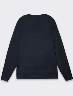 Piazza Italia Cardigan regular fitcon costina al collo - Blu Best