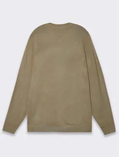 Piazza Italia Cardigan regular fitcon costina al collo - Grigio tortora Best Sale