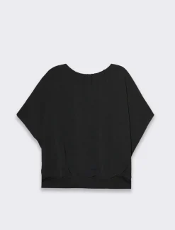 Piazza Italia Casacca a manica corta con collana - Nero Discount