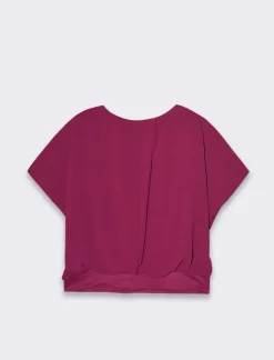 Piazza Italia Casacca a manica corta con collana - Magenta Fuxia Cheap