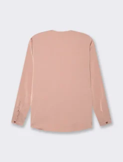 Piazza Italia Casacca a manica lunga e scollo a V con rouches - Rosa Hot