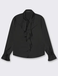 Piazza Italia Casacca con arriccio e maniche con elastico - Nero Online